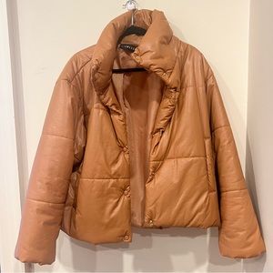 Lioness leather puffer from princess Polly
